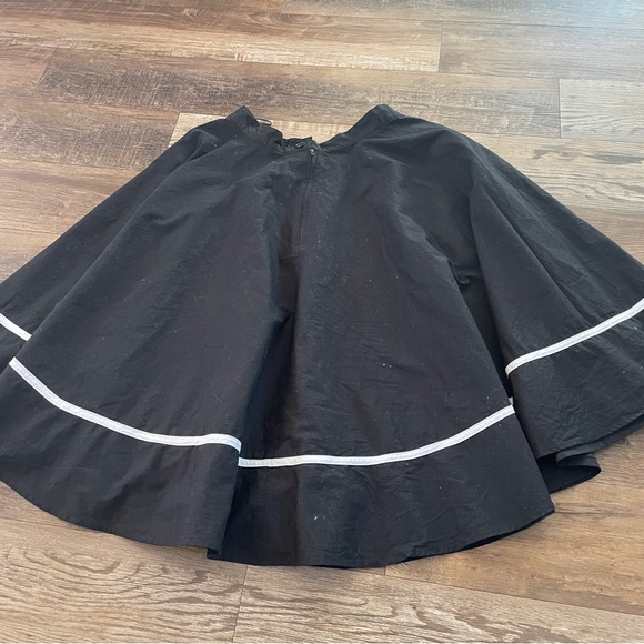 Hell Bunny full moon goth black bat witchy embroidered skirt M - Picture 10 of 10